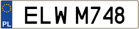 Truck License Plate